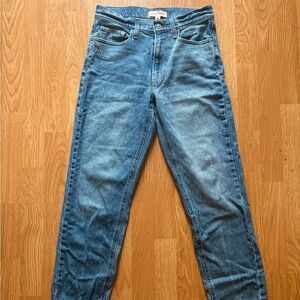 Lucky Brand Blue Straight Leg Jeans with Classic Style